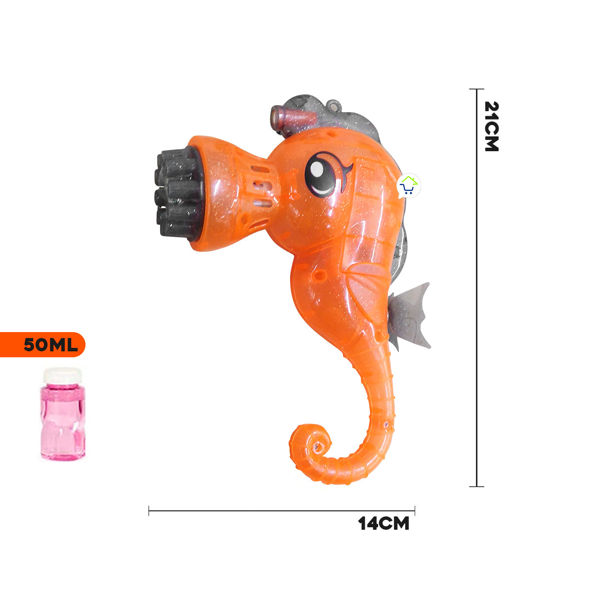 Miniatura 6 de Maquina De Burbujas Caballito De Mar 089